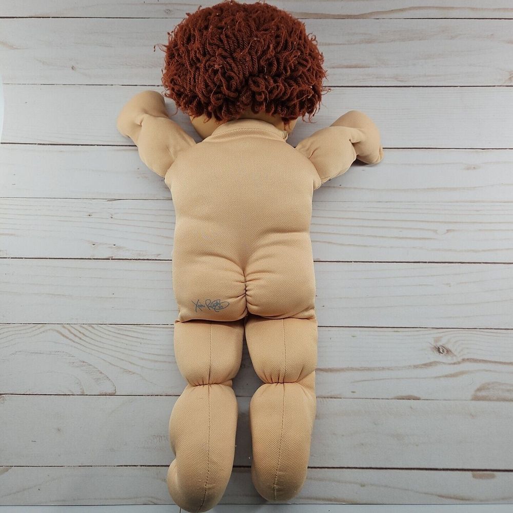 Vintage‎ 1985 Cabbage Patch Kid Girl Brown Eyes Red Hair Coleco Xavier Roberts - Picture 4 of 6